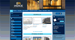 Desktop Screenshot of indiceespacios.com